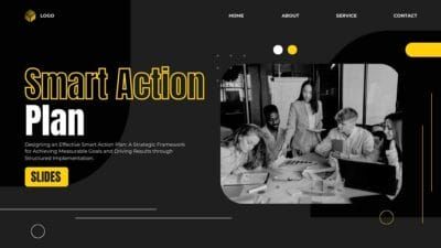 Cool Smart Action Plan Slides