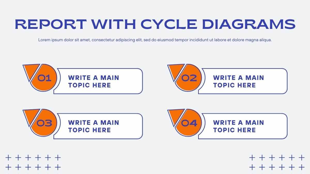 Cool Social Media Report with Cycle Diagrams - slide 10