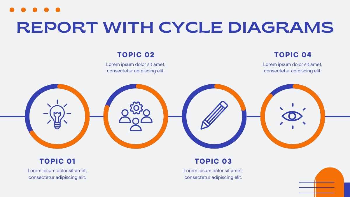 Cool Social Media Report with Cycle Diagrams - slide 12