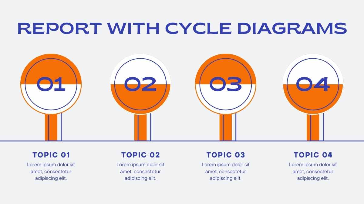 Cool Social Media Report with Cycle Diagrams - slide 15