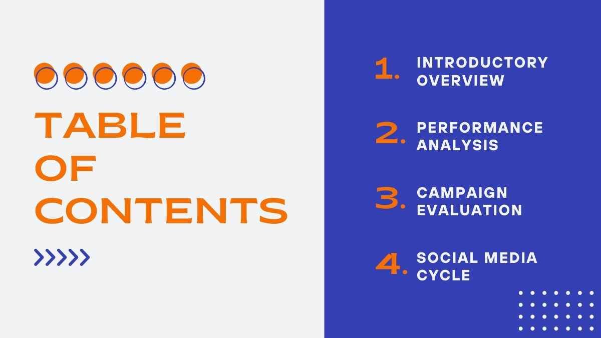 Cool Social Media Report with Cycle Diagrams - diapositiva 3