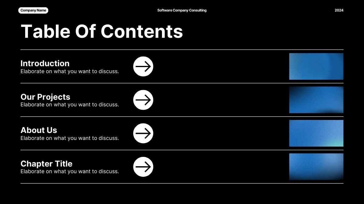 Black Software Company Consulting Slides - diapositiva 3