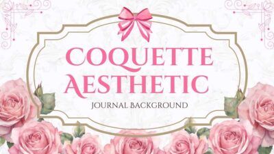 Coquette Aesthetic Journal Background