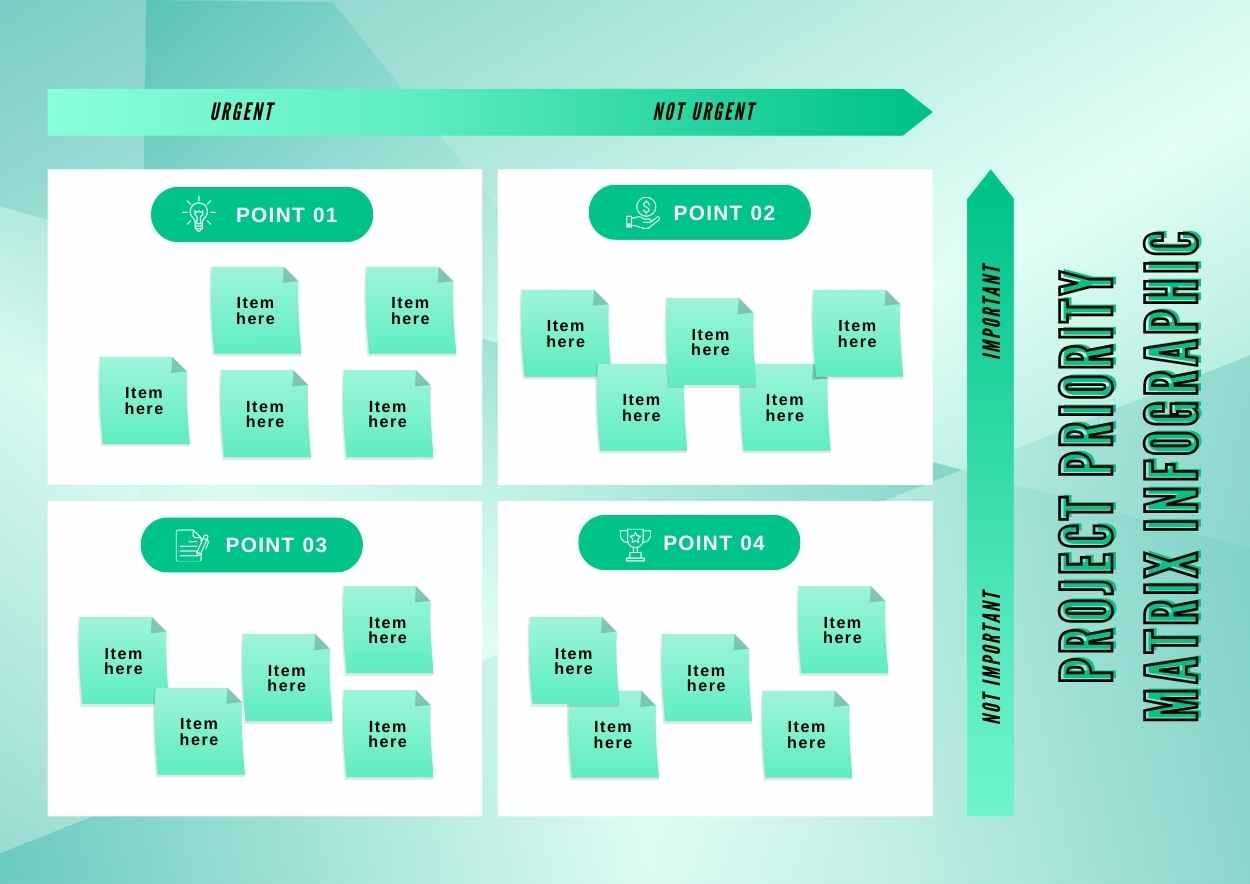 Corporate Project Priority Matrix Infographic - slide 5