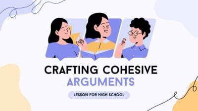 Slides Carnival Google Slides and PowerPoint Template Creating Cohesive Arguments Lesson for High School 1