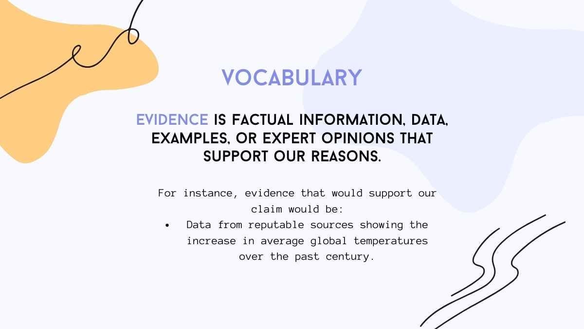 Creating Cohesive Arguments Lesson for High School - slide 9