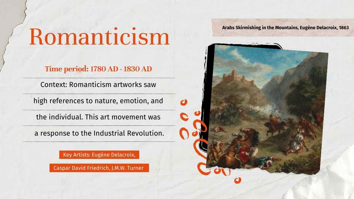 Grey Creative Art History 101 Lesson - slide 9