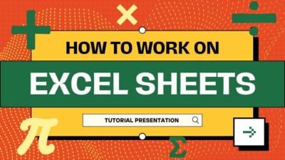 Creative How to Work on Excel Sheets Tutorial Slides