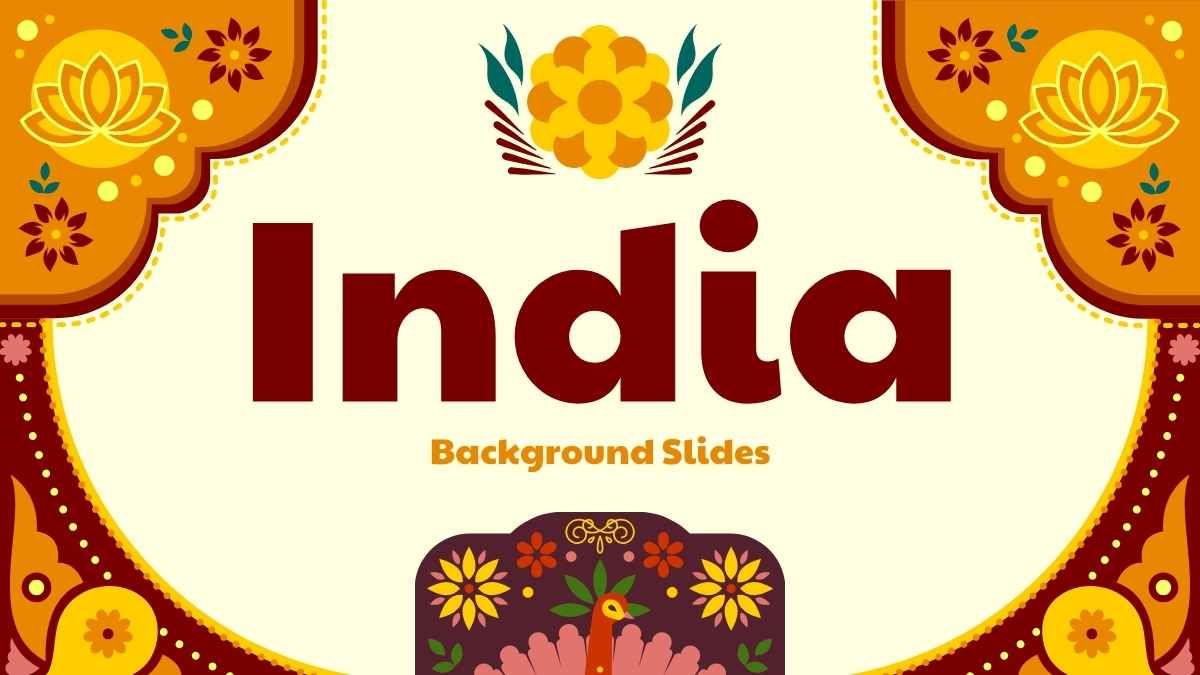 Creative India Background Slides - diapositiva 1