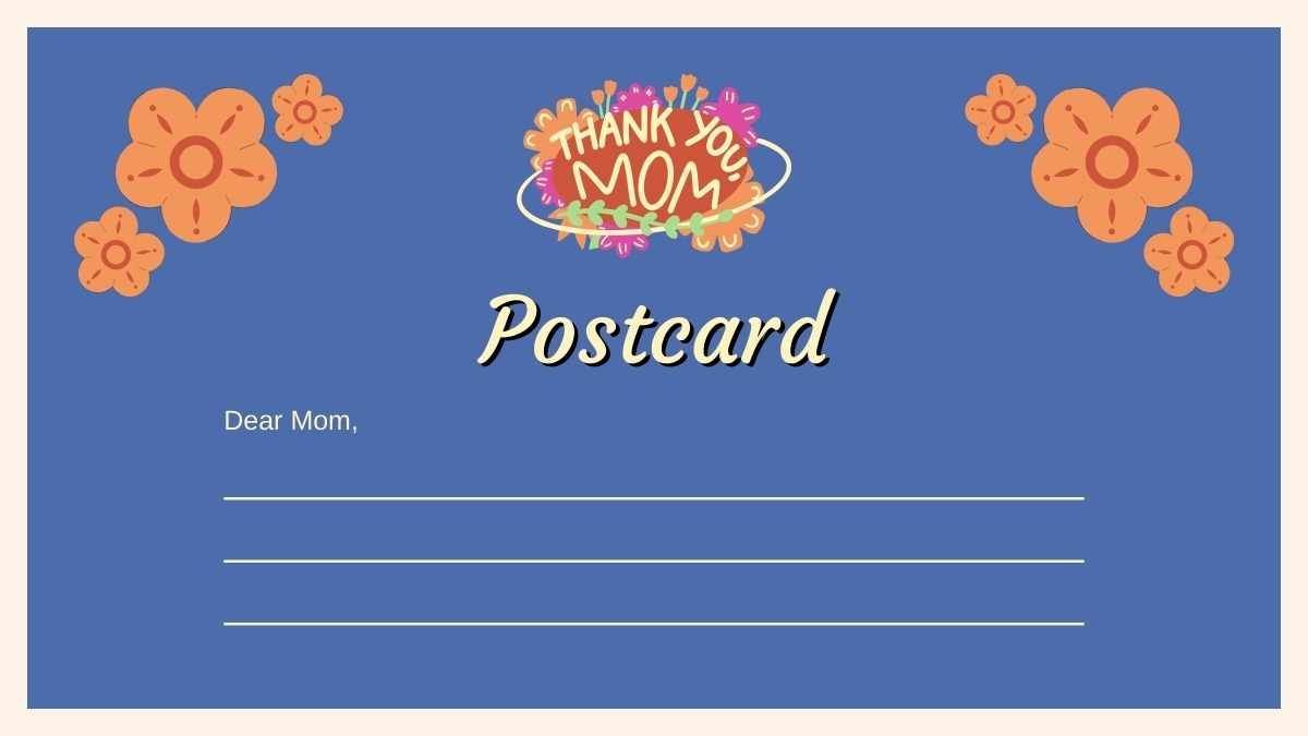 Creative Mother's Day Postcards - diapositiva 9