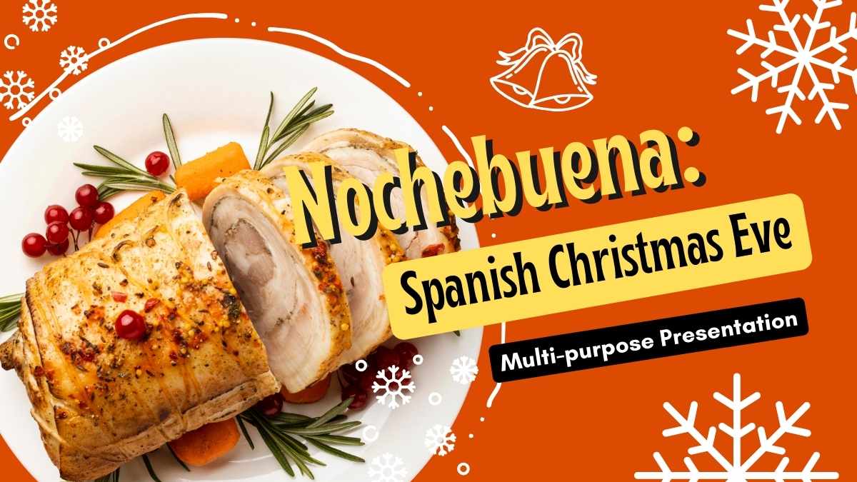 Creative Nochebuena: Spanish Christmas Eve Slides - slide 1