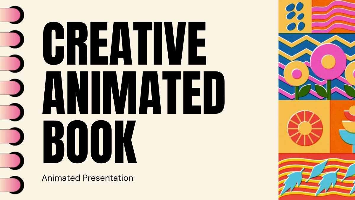 Creative Pattern Animated Book - diapositiva 1