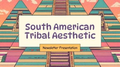 Creative South American Tribal Newsletter Slides