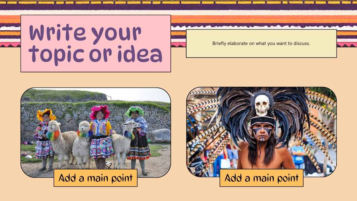 Creative South American Tribal Newsletter Slides - slide 5