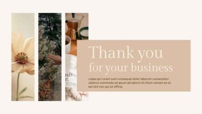 Creative Thank You For Your Business Slides