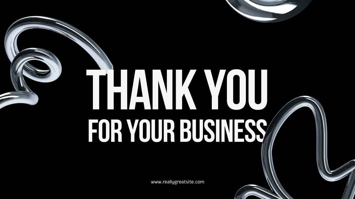 Creative Thank You For Your Business Slides - slide 10