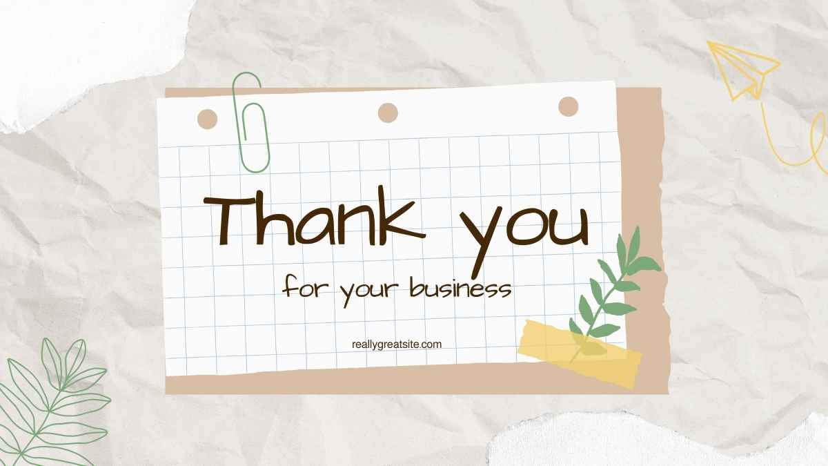 Creative Thank You For Your Business Slides - slide 11