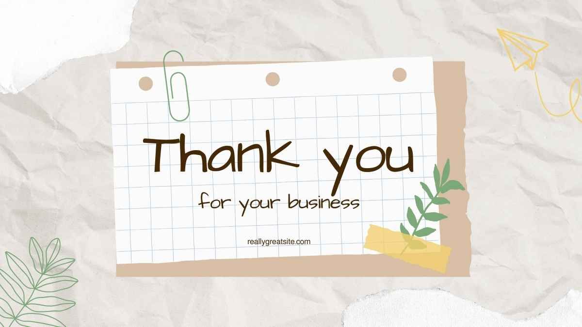 Creative Thank You For Your Business Slides - diapositiva 11