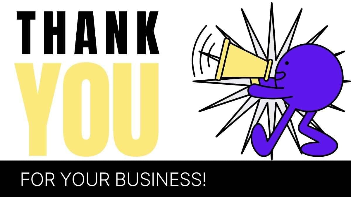 Creative Thank You For Your Business Slides - slide 2