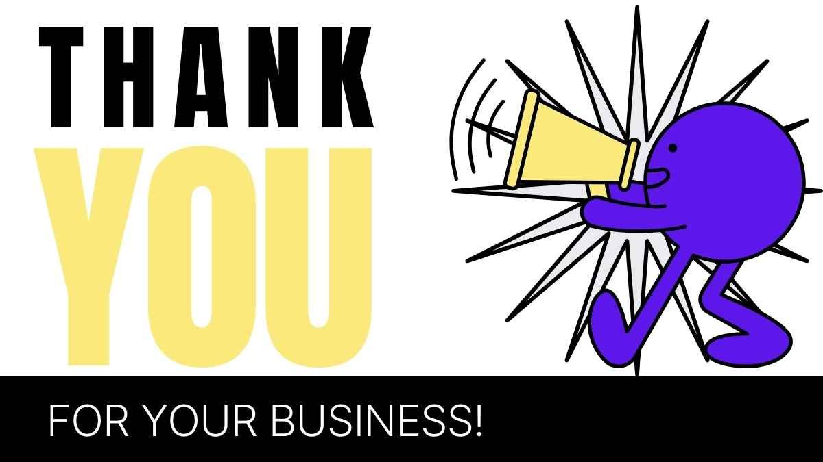 Creative Thank You For Your Business Slides - diapositiva 2