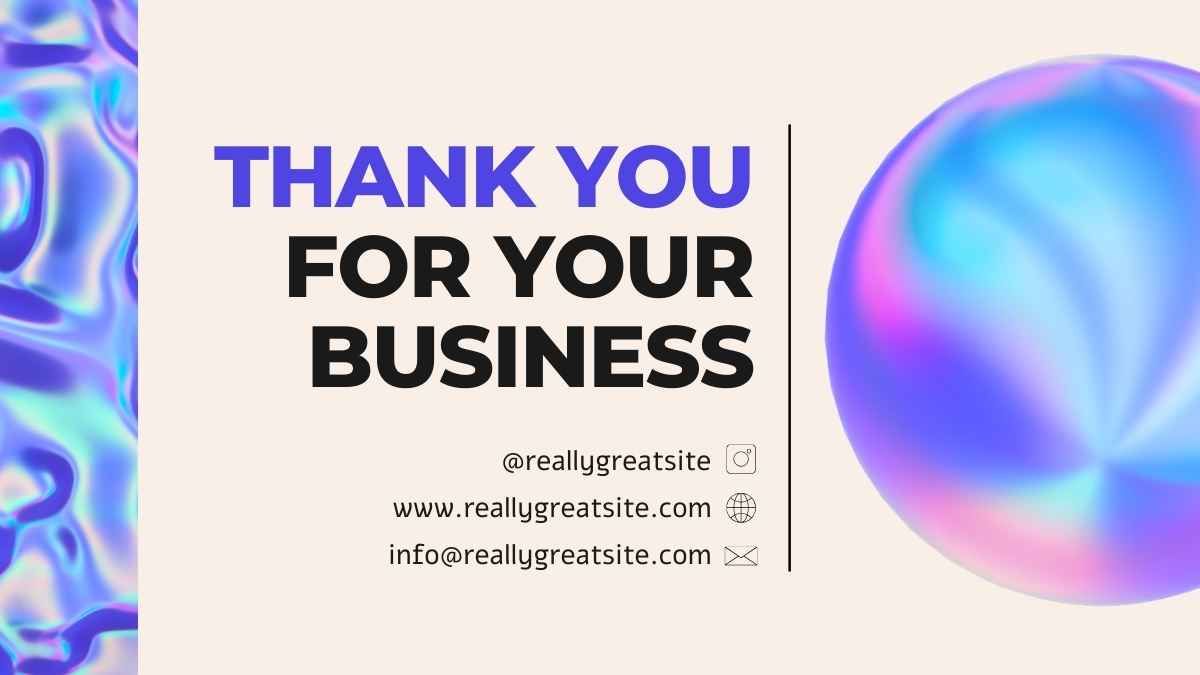 Creative Thank You For Your Business Slides - diapositiva 4