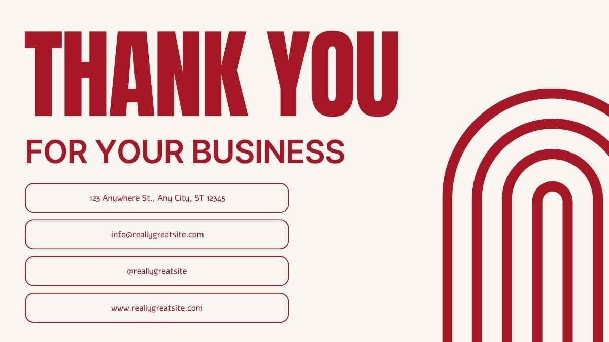 Creative Thank You For Your Business Slides - slide 5