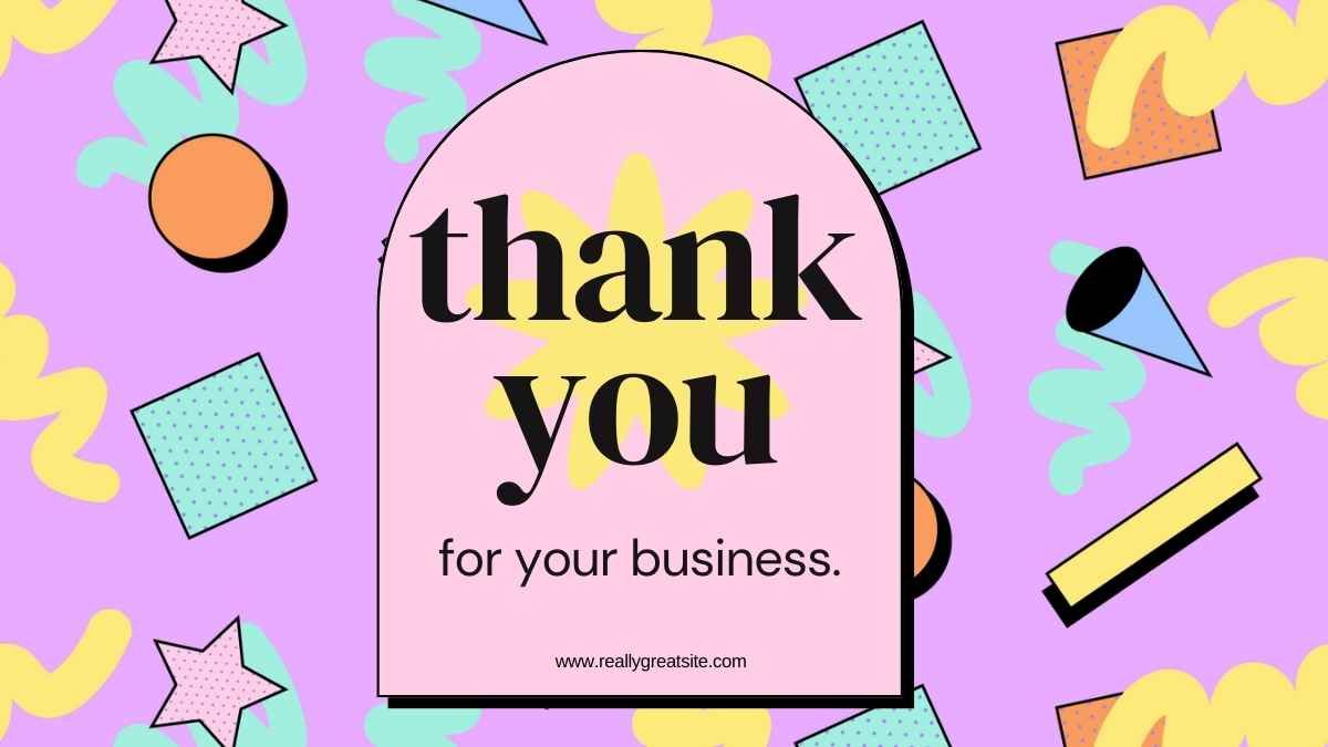 Creative Thank You For Your Business Slides - slide 6