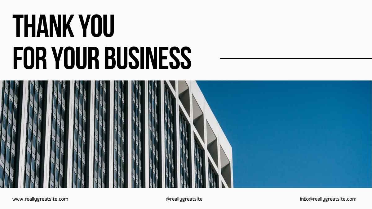 Creative Thank You For Your Business Slides - diapositiva 9