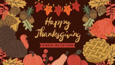 Slides Carnival Google Slides and PowerPoint Template Creative Thanksgiving Dinner Invitations 1