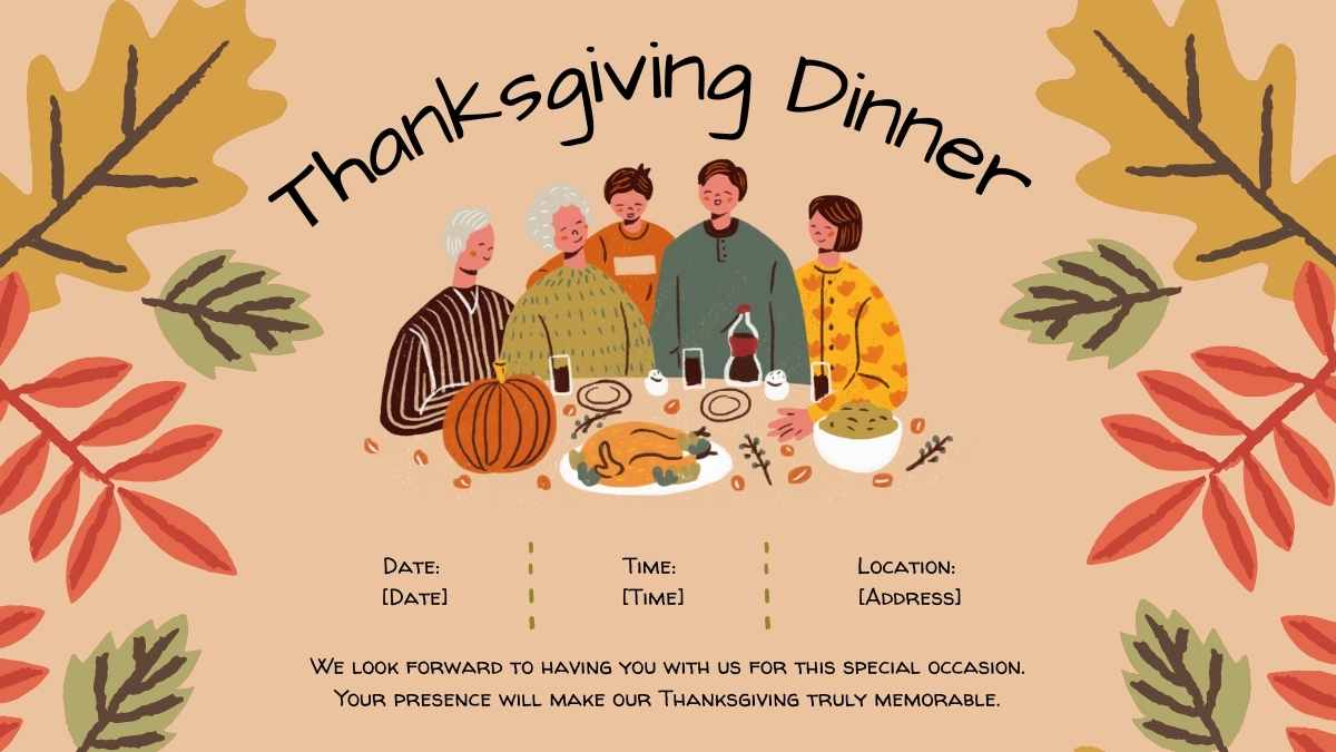 Creative Thanksgiving Dinner Invitations - slide 14