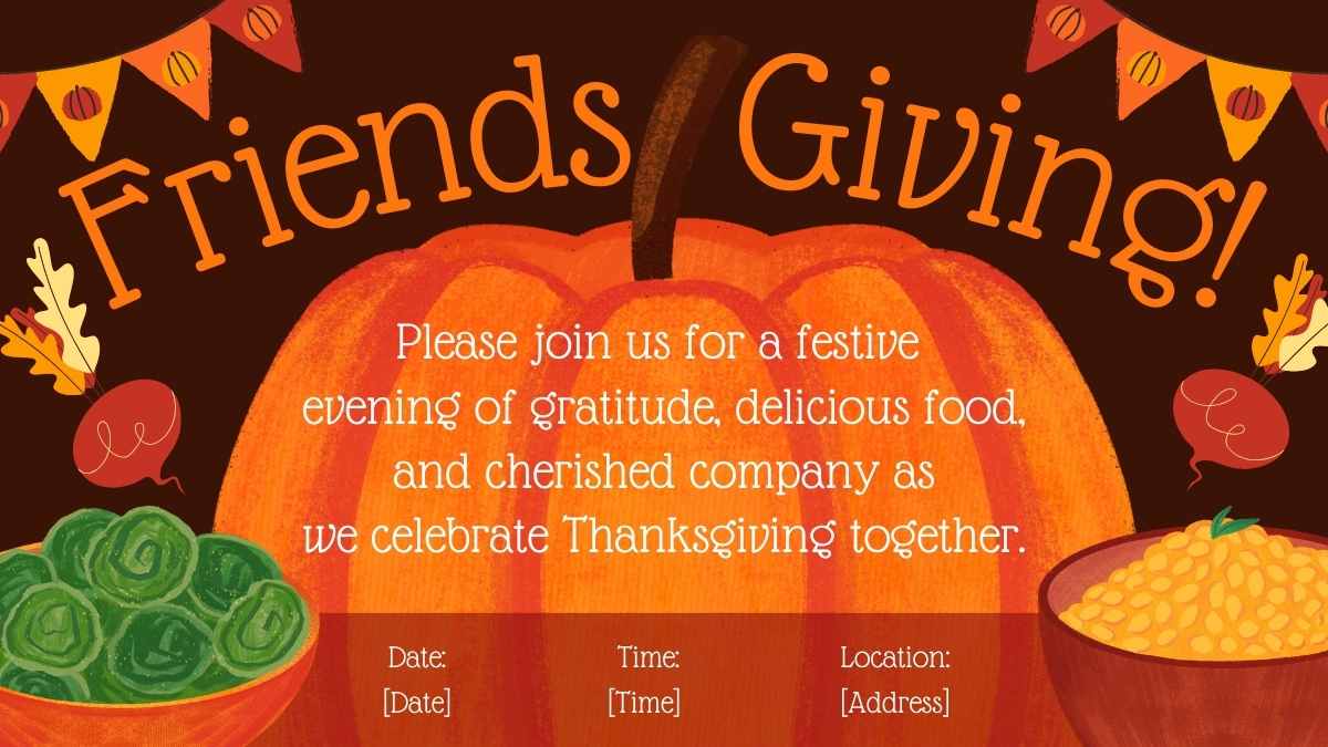 Creative Thanksgiving Dinner Invitations - slide 5