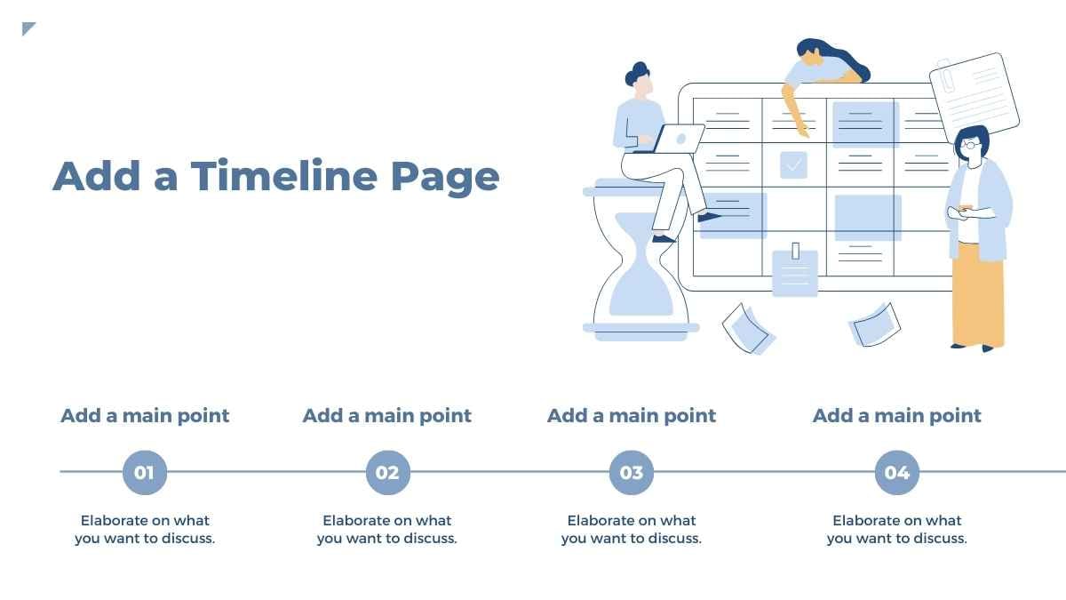 Curved Timeline Slides - slide 3