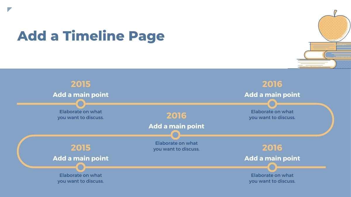 Curved Timeline Slides - slide 6