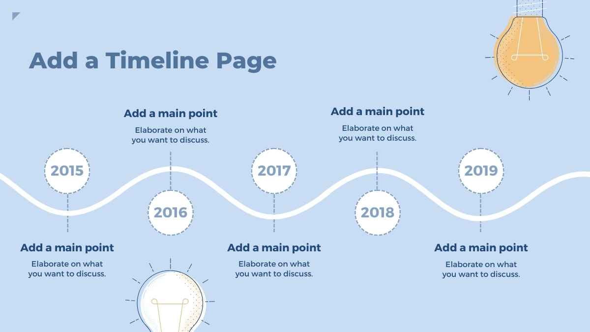 Slide Timeline Melengkung untuk Presentasi Menarik - slide 7