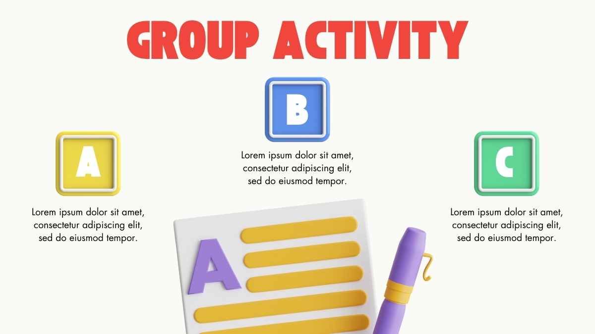 Cute 3D Back to School Activities for Elementary - slide 13