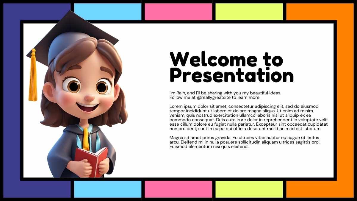 Cute 3D Pre-school Graduation Newsletter - slide 4