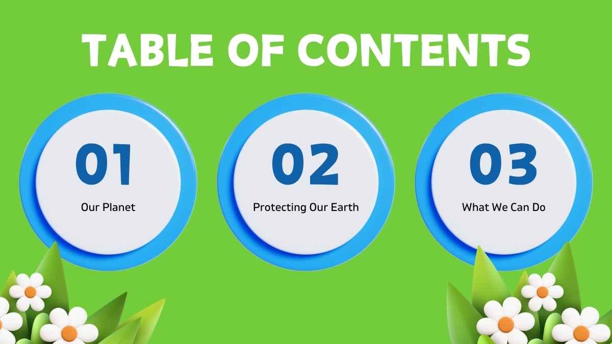 Cute 3D Taking Care of Mother Earth Lesson - slide 2