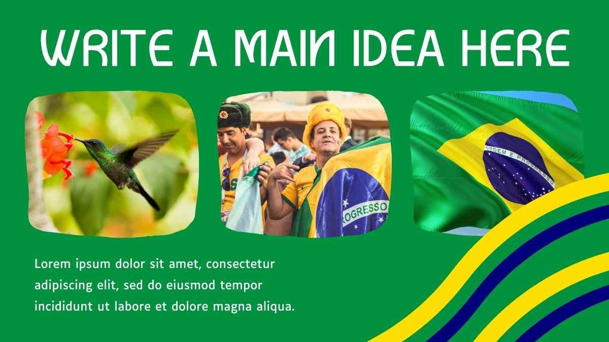 Cute Abstract Happy Brazilian Independence Day! - slide 11