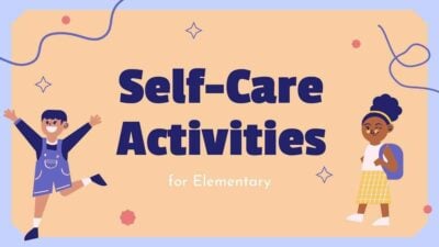 Cute Abstract Self-Care Activities for Elementary Slides