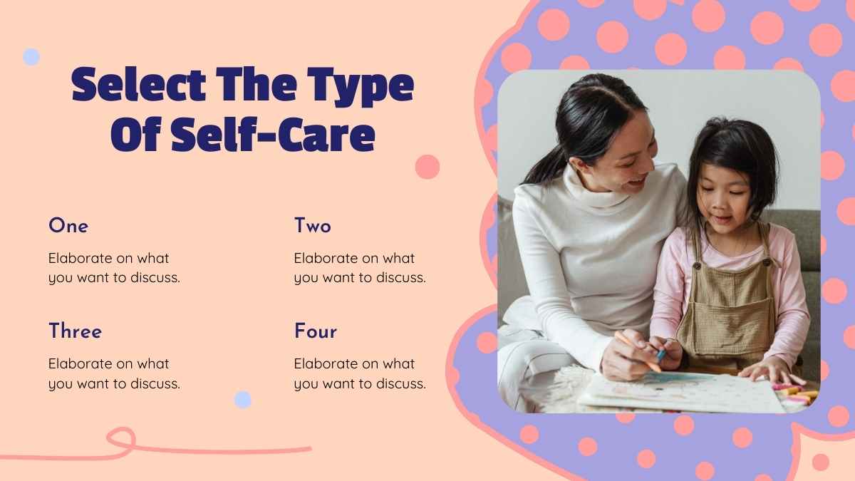 Cute Abstract Self-Care Activities for Elementary Slides - slide 9