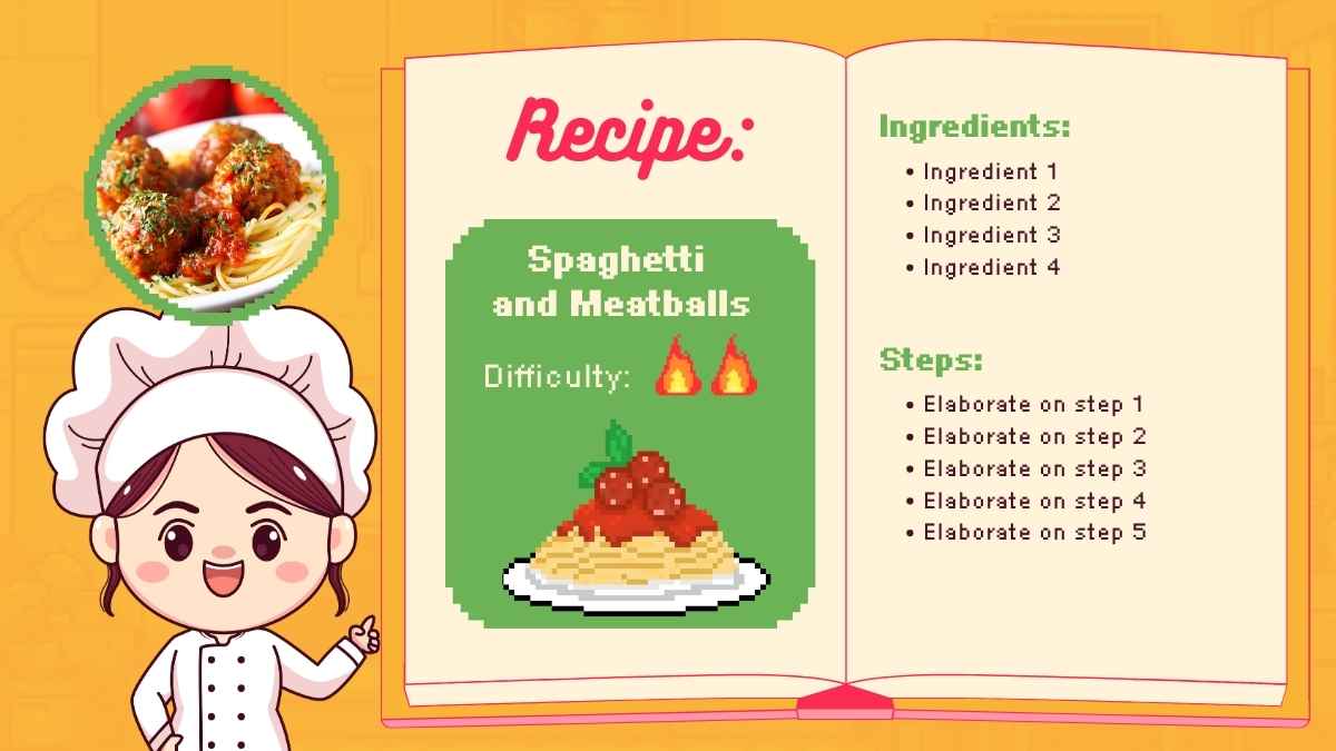 Cute Animated Cooking Game Slides - slide 12