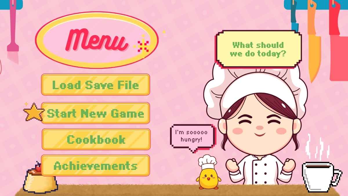 Cute Animated Cooking Game Slides - slide 2