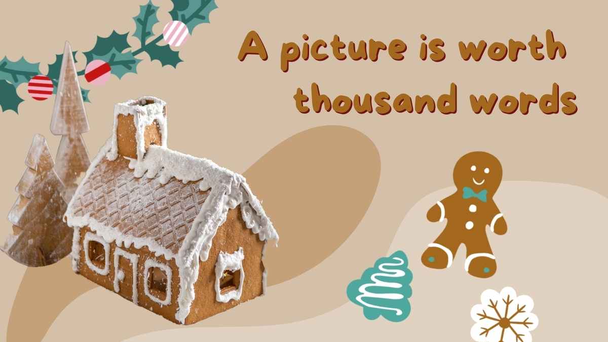 Cute Animated Gingerbread House Workshop Slides - slide 9