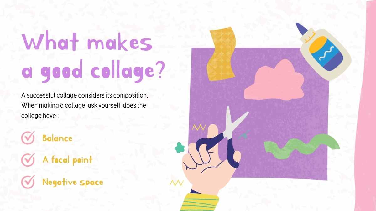 Cute Art of Collage Lesson - slide 6