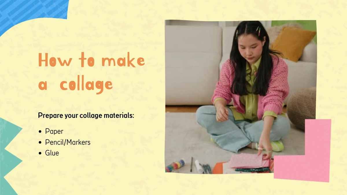 Cute Art of Collage Lesson - slide 9