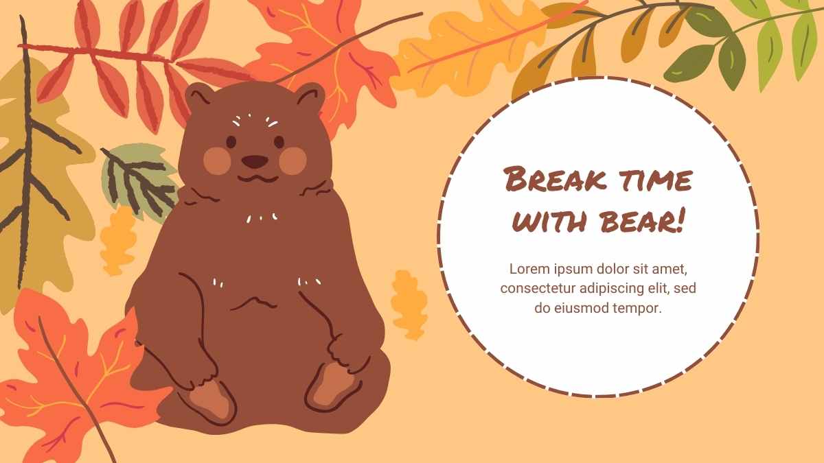 Cute Autumn Interactive Lesson Plan for Elementary Slides - slide 14