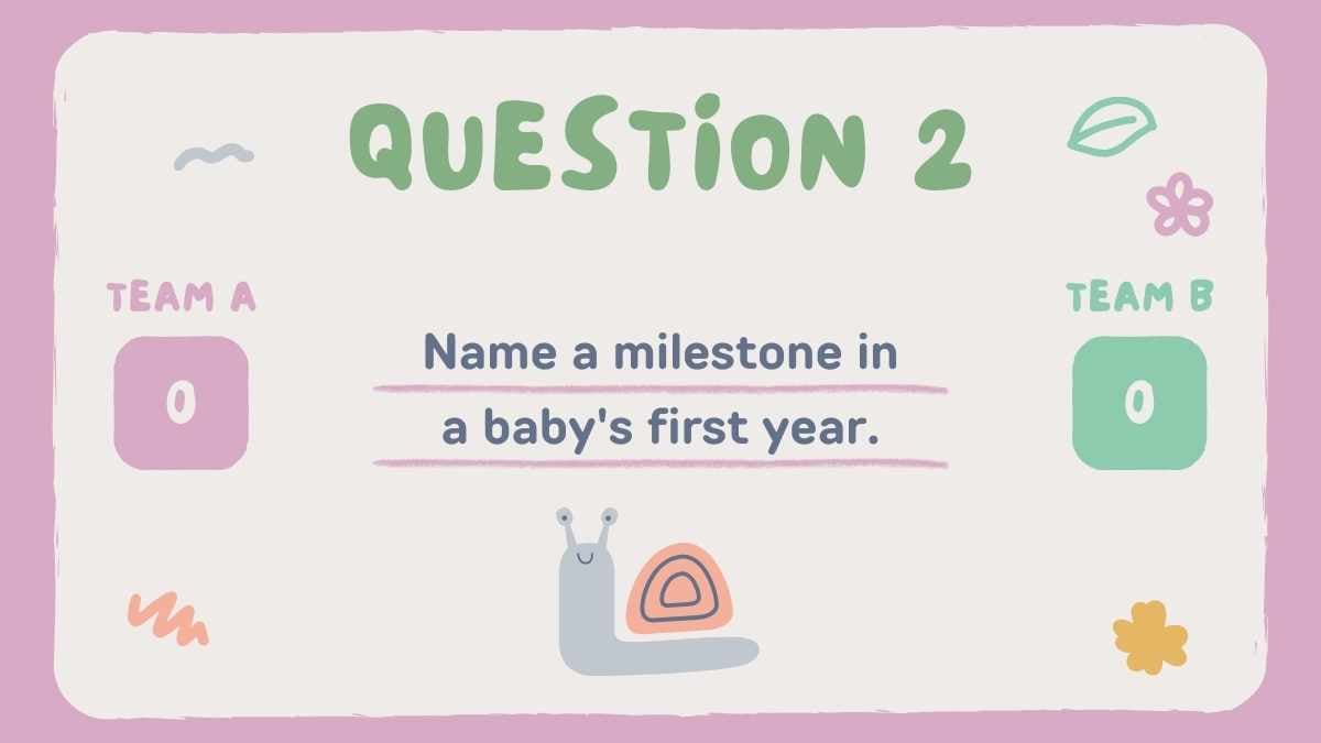 Cute Baby Shower Family Feud Background - slide 12