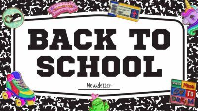Cute Back to School Newsletter