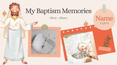 Slides Carnival Google Slides and PowerPoint Template Cute Baptism Memories Photo Album 1