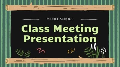 Slides Carnival Google Slides and PowerPoint Template Cute Blackboard Class Meeting 1